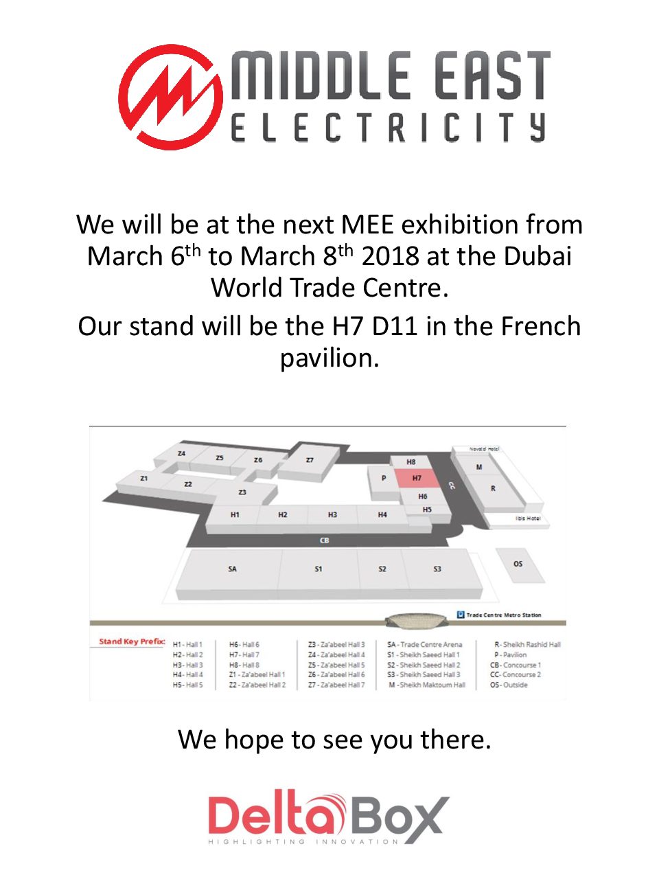 Delta Box will be at the next Middle East Electricity in Dubai