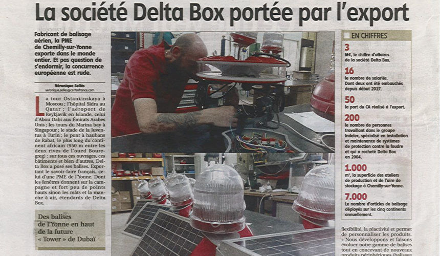 Focus on Delta Box in our local newspaper