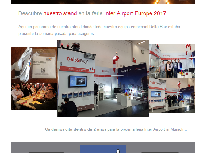 Delta Box ha vuelto de la feria Inter Airport en Munich