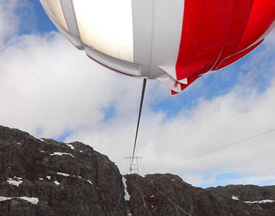 BALISAGE AÉRIEN DIURNE POUR LIGNE HAUTE TENSION