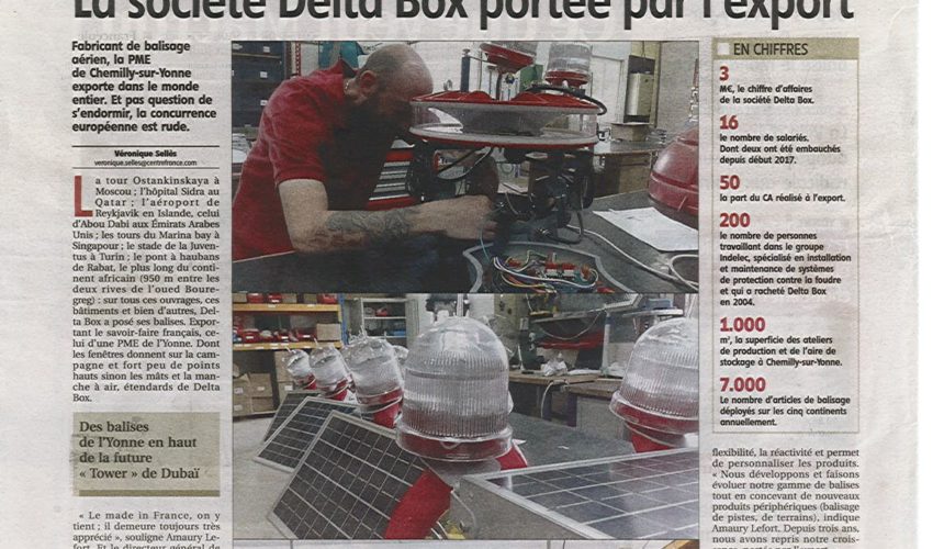 Focus sur Delta Box dans notre journal local