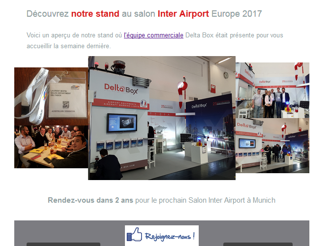 Delta Box de retour du salon Inter Airport à Munich